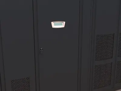 Computer server 3D model