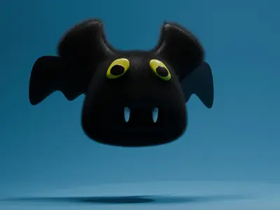 bat  toy nature animal  3D model
