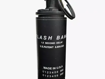 M7290 Stun Grenade Low-poly 3D model