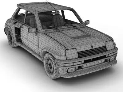 Renault 5 Turbo 3D model purchase