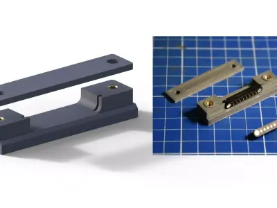 Halter Magnet Kabelverbinder  Schiffsmodell 3D print model