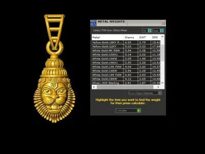 Lord Narasimha 3d Print Pendant File - 0049  3D print model