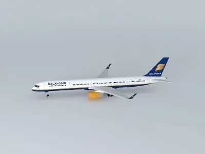 Icelandair Boeing 757 300W EDIT Free 3D model