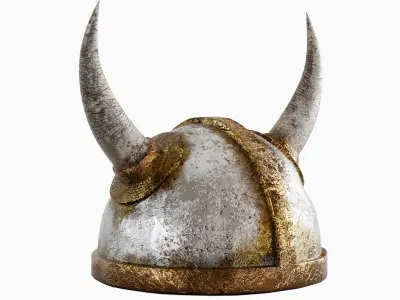 Viking Helmet 01 3D model