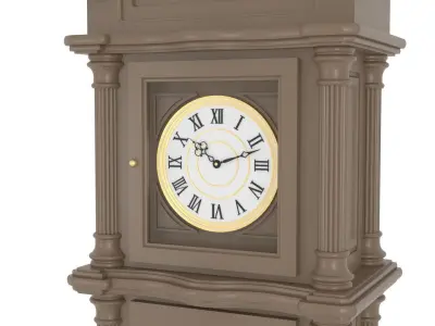 wall clock 3D model