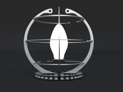 Industrial lamp  3D model