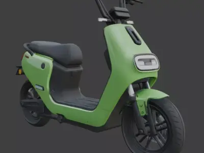 Stylized Electric Scooter 3D Model 3D model order
