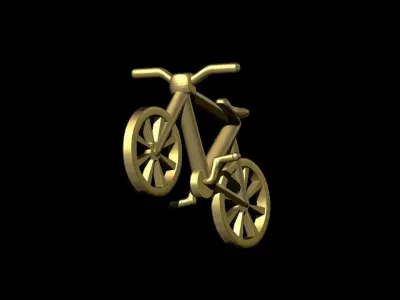 Stylized Bicycle 3D print model