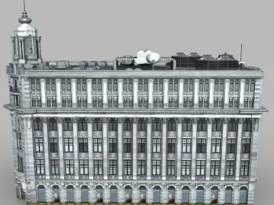 European Building 3D model buy