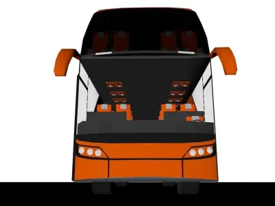 Double Decker Bus Free low-poly 3D model