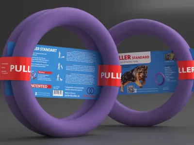 Dog Puller Standart Fitness Tool Package 3D model