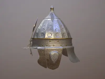 Turkish Medieval Helmet 3D model