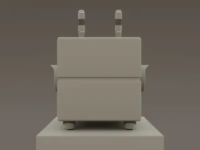 Robot Sci-Fi Future character AI 3D model