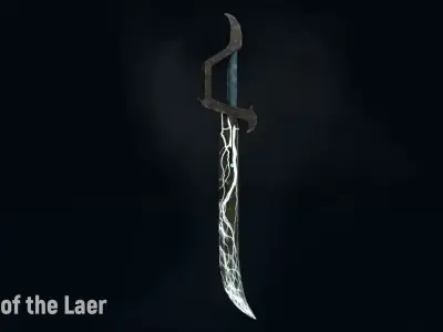 Fantasy Stylized Weapons-01 Unity and Unreal engine package Low-poly 3D model