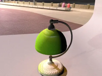 Plastic Lamp 3D model