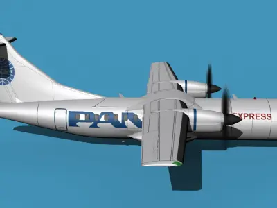 ATR-42-320 Pan Am Express 3D model