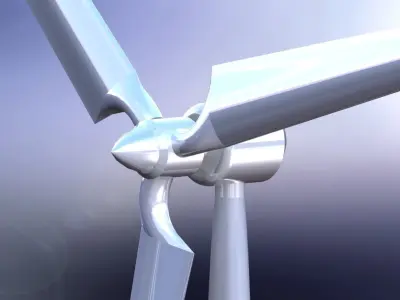 Wind turbine Free 3D model