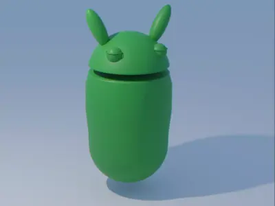 Simple Android shape 3D model