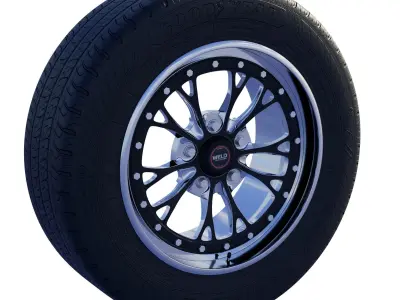 WELD Racing car wheels 3D model