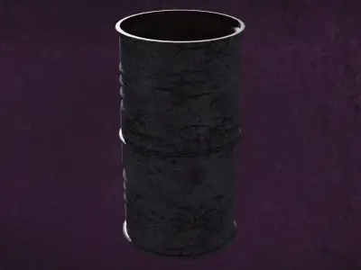 Metal Barrels Series Iron Relics Content G2A OpenLid 3D model