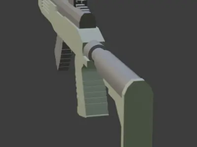 LOW - POLY SKS MODEL 3D model