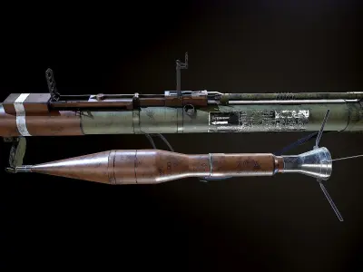 Rocket Launcher 3D model purchase