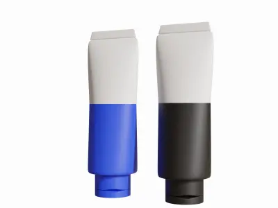 shaving gel Low-poly 3D model