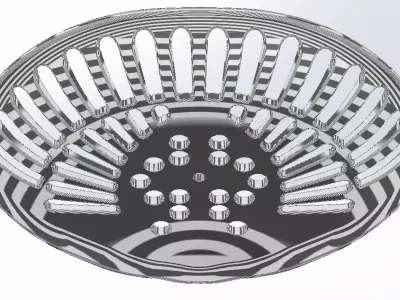 High quality 3D Bar Stool model 3D model shop