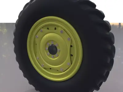 Tractor tyre 3D model purchase