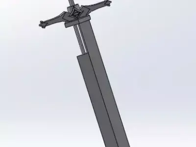 Rooftop-Sword-Master Sword 3D model