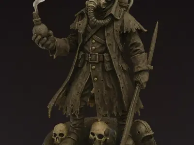 The Gas Grenadier 3D model