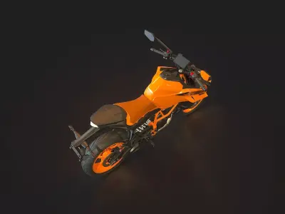 Base model KTM Duke 390 2024 3D model