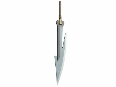 Sword 17 Low-poly 3D model