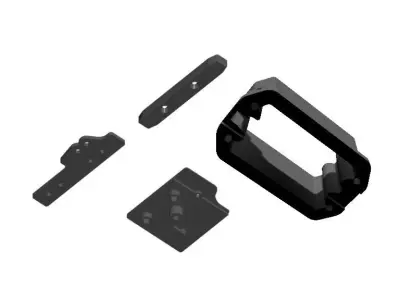 Replacement part IF554 Mechanical Parts Chassis Brace MP10e  3D print model