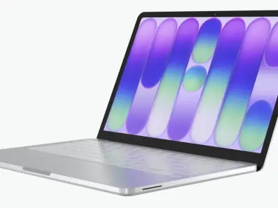 Apple MacBook Neo Silver 3D model