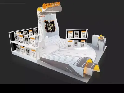 Exhibition - Area -6X6-3DMAX2011-012 3D model