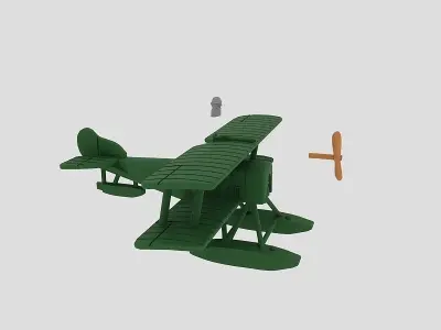 Sopwith Baby Great Britain 3D print model