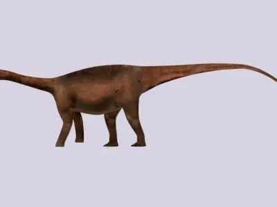 Saltasaurus dinosaur Free 3D model