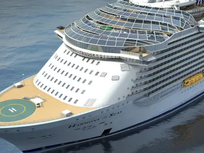 Harmony Of The Seas 3D model