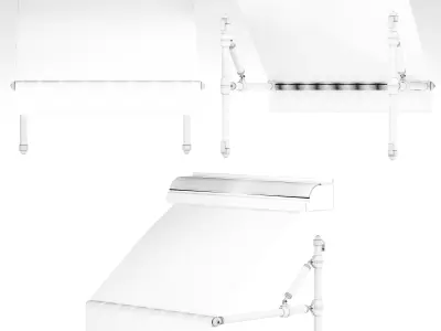 Awning Antique 3D model