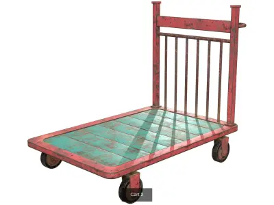 Cart Collection 1 3D Model Pack