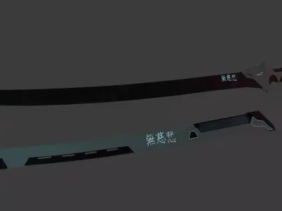 Katana - Game Ready - 4k PBR Free low-poly 3D model