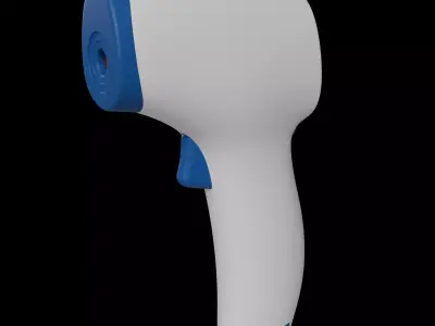 thermo Low-poly 3D model