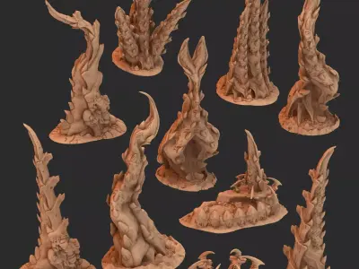 Tyty bug party terrain remix Part 2 Free 3D print model