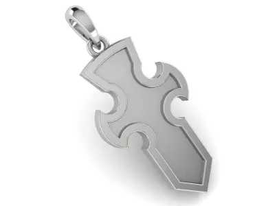 CROSS PENDANT CR193 3D print model