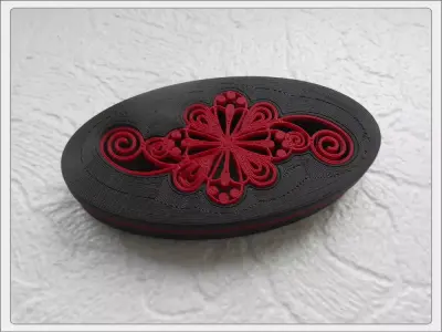 Box oval Free 3D print model