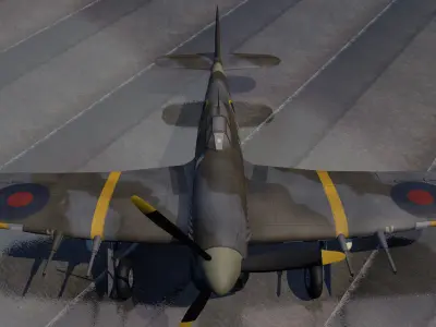 Hawker Typhoon Mk-1B early 3D model