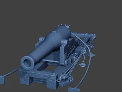 American civil war Dahlgren Cannon ACWDC 3D print model