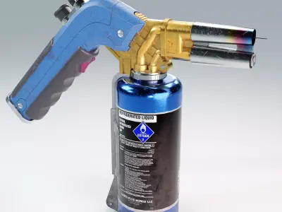 Welding torch Low-poly 3D model buy