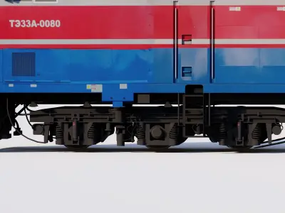 TE33A Diesel Locomotive 3D model